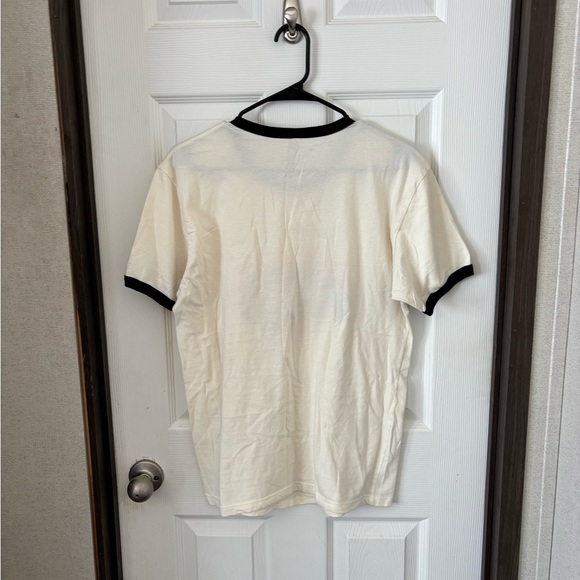 LaSette Austin Texas Heart Tee - Cream & Black - Picture 4 of 4